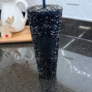 Starbucks Midnight Black Textured Tumbler